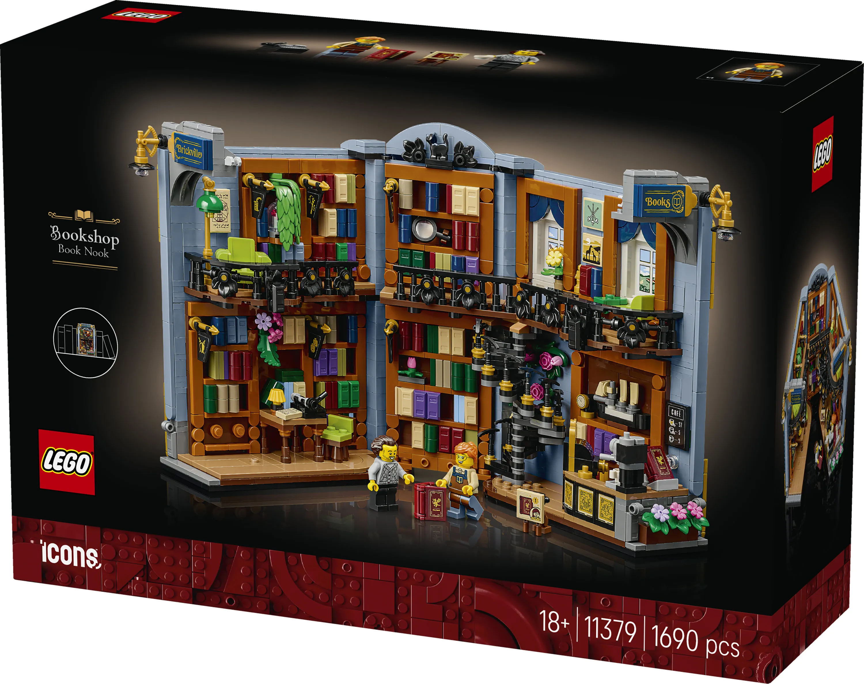 LEGO Icons Bookshop: Book Nook 11379
