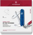 Victorinox My First Victorinox schweizerkniv, bl&aring; transparent, 84 millimeter