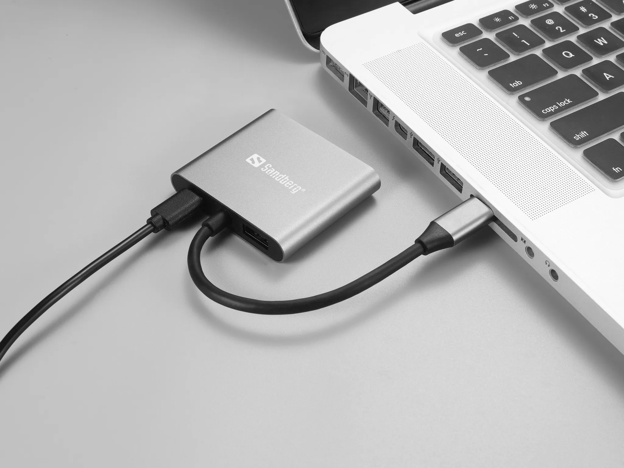 USB-C Dock 2xHDMI+USB+PD