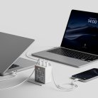 SHARGE Pixel 140W USB-C - Laturi, harmaa