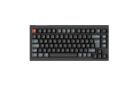 Keychron V1 Ultra 8K 75% Wireless Mechanical Gaming Keyboard, POM Brown, Black