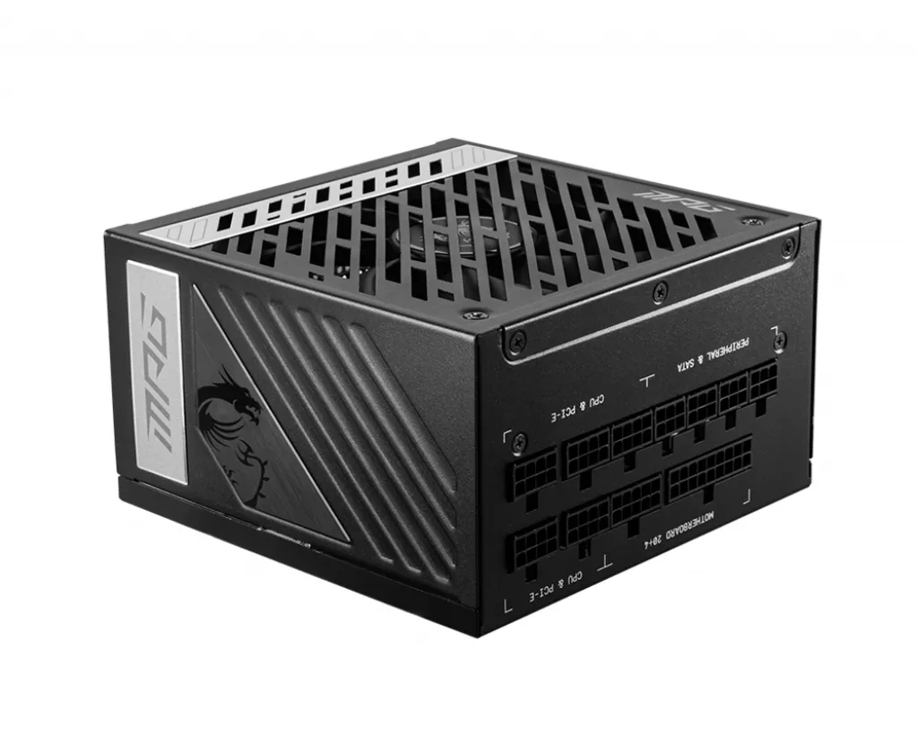 MSI MPG A1000G 1000W - Power supply, 80 Plus Gold