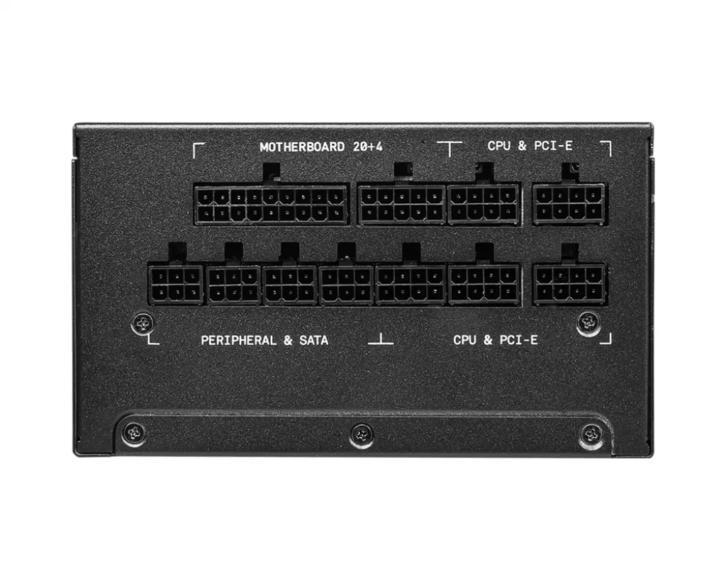 MSI MPG A1000G 1000W - Power supply, 80 Plus Gold