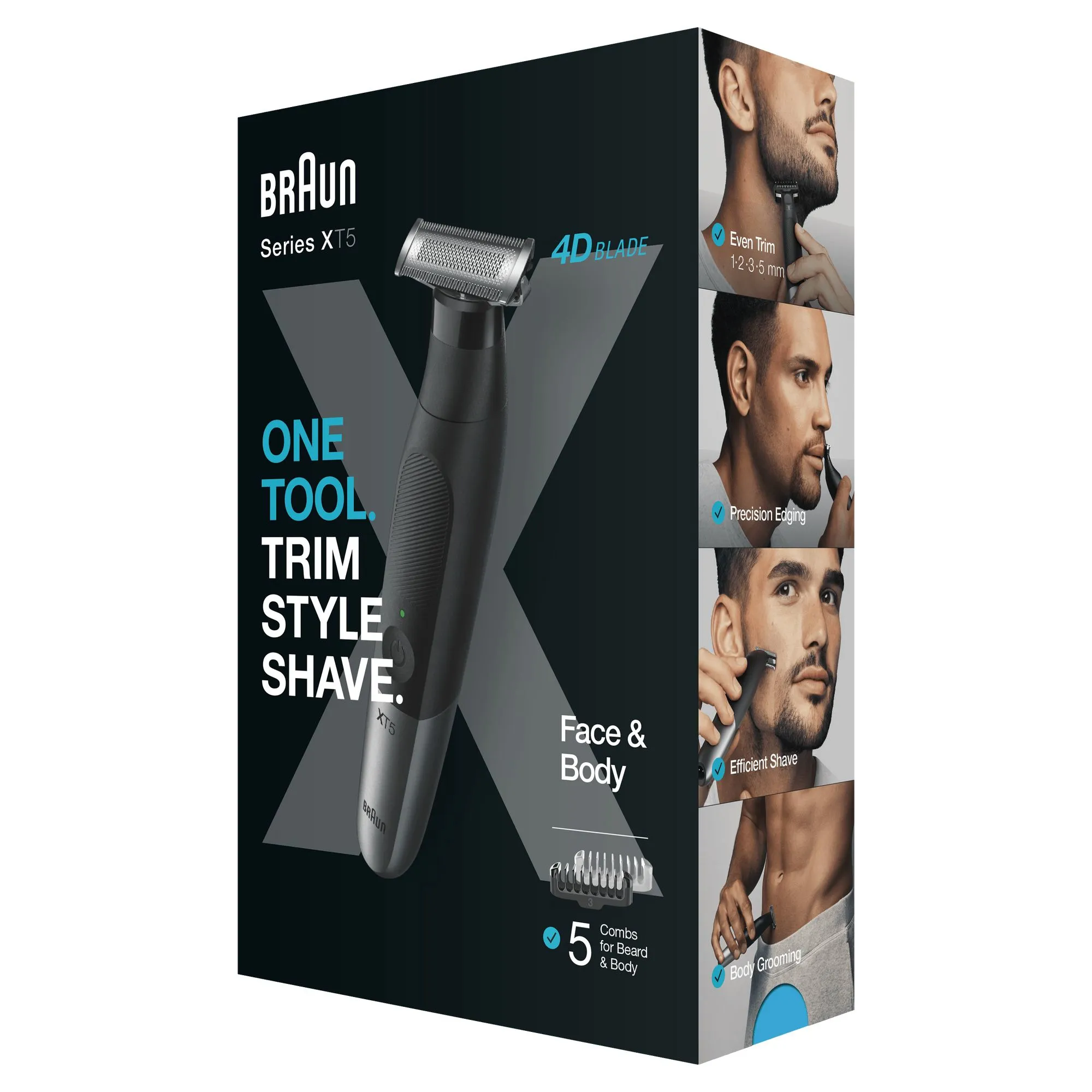 Braun Series XT5 -trimmer, body groomer and beard shaver