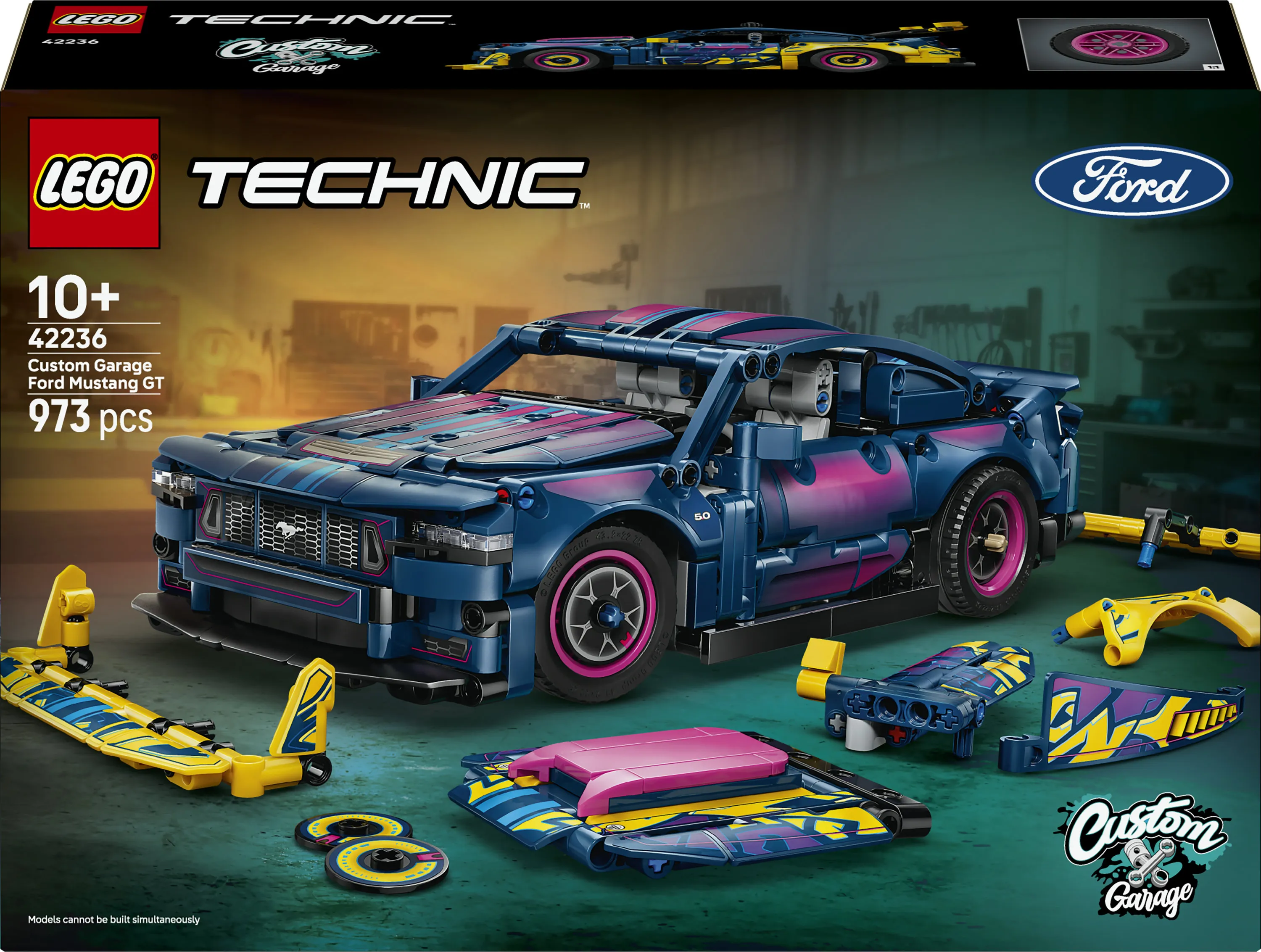 LEGO Technic Custom-autotalli Ford Mustang GT 42236