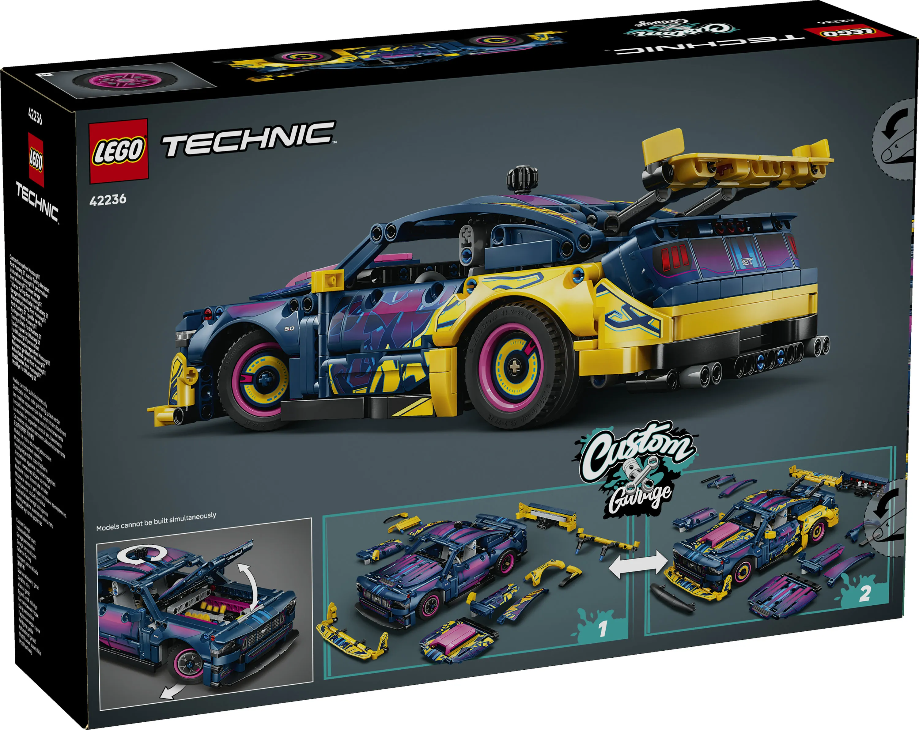 LEGO Technic Custom-autotalli Ford Mustang GT 42236