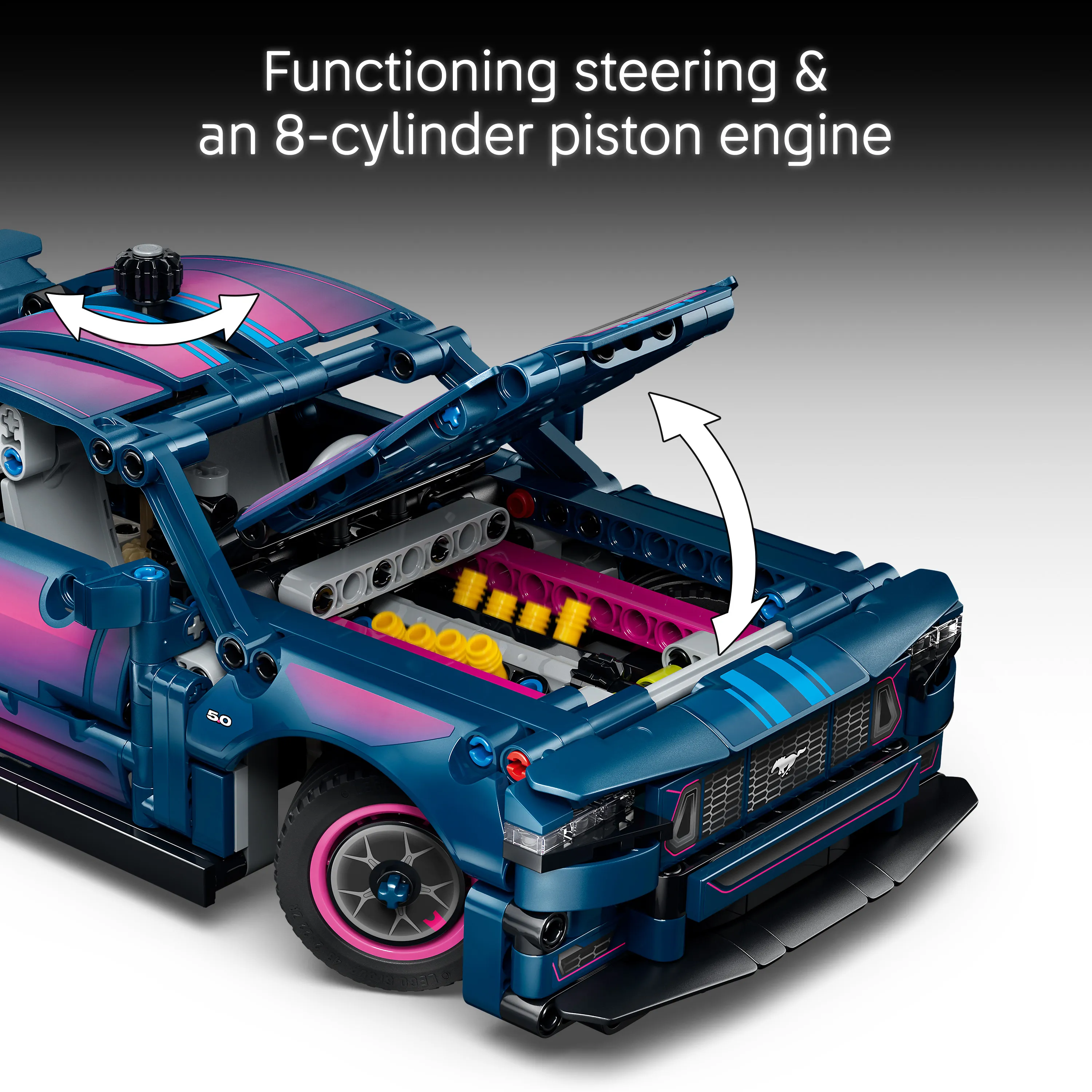 LEGO Technic Custom-autotalli Ford Mustang GT 42236