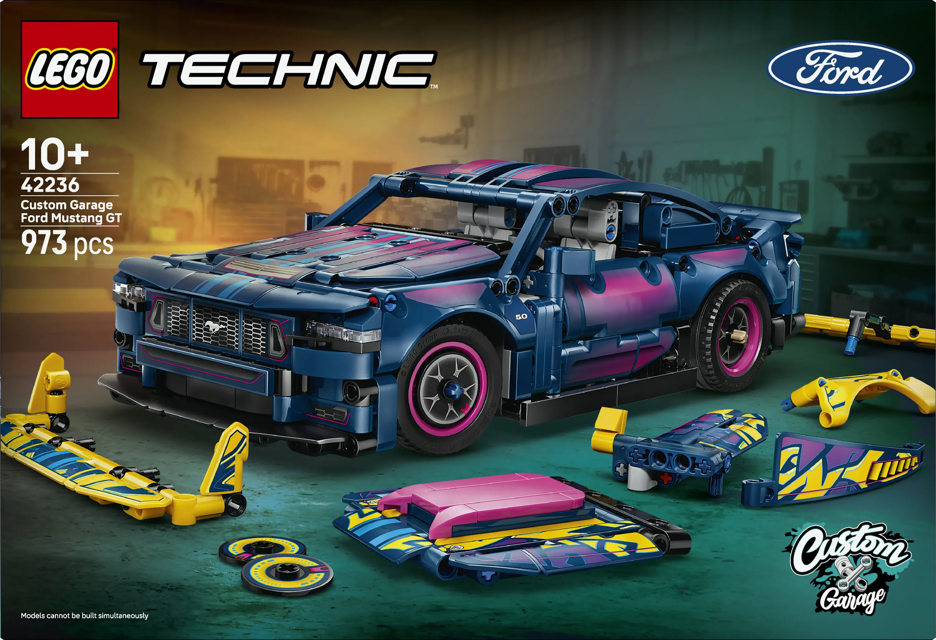 LEGO Technic Custom-autotalli Ford Mustang GT 42236
