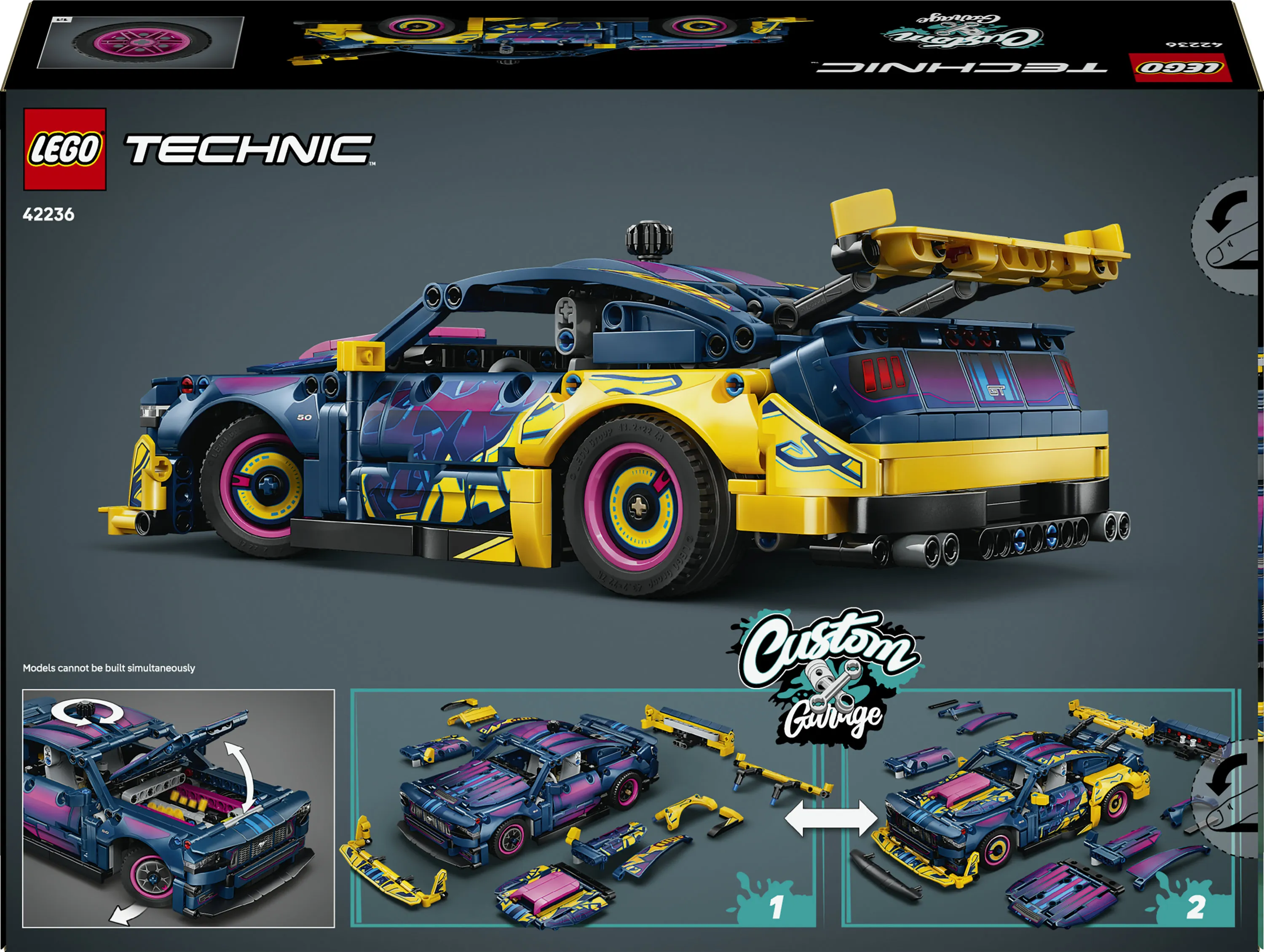 LEGO Technic Custom-autotalli Ford Mustang GT 42236