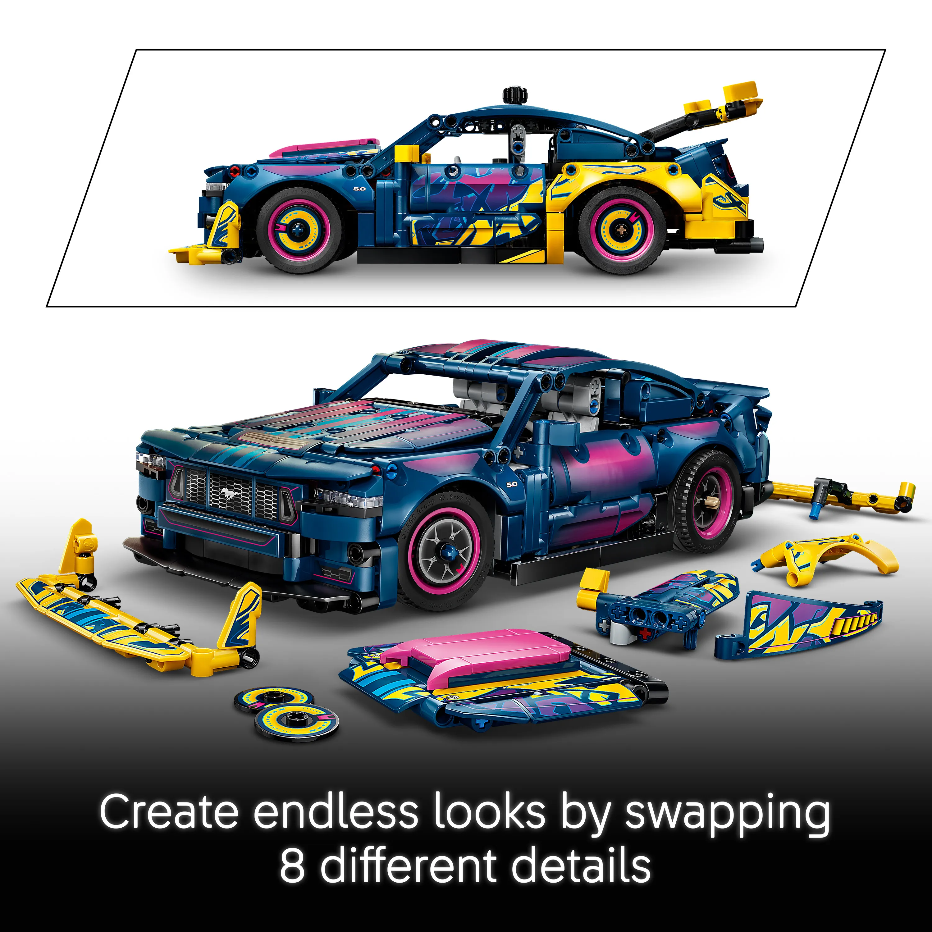 LEGO Technic Custom-autotalli Ford Mustang GT 42236