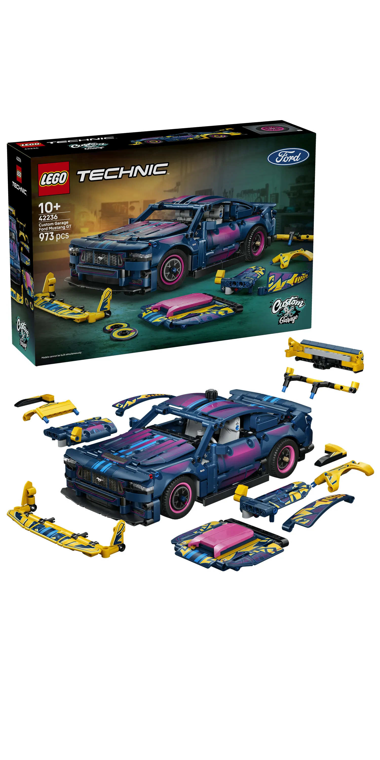 LEGO Technic Custom-autotalli Ford Mustang GT 42236