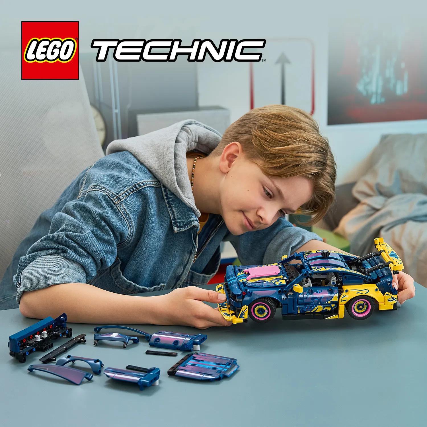 LEGO Technic Custom-autotalli Ford Mustang GT 42236