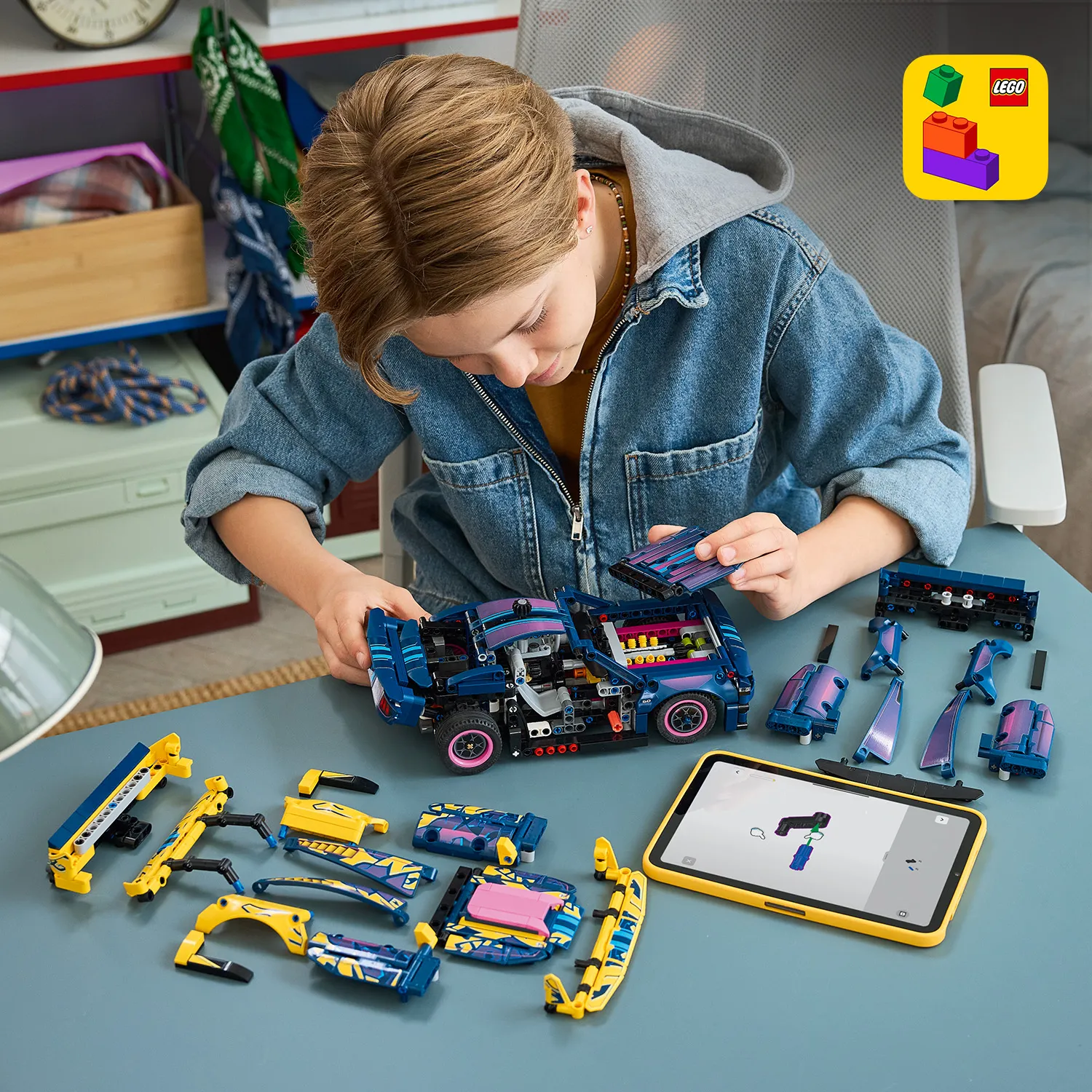 LEGO Technic Custom-autotalli Ford Mustang GT 42236