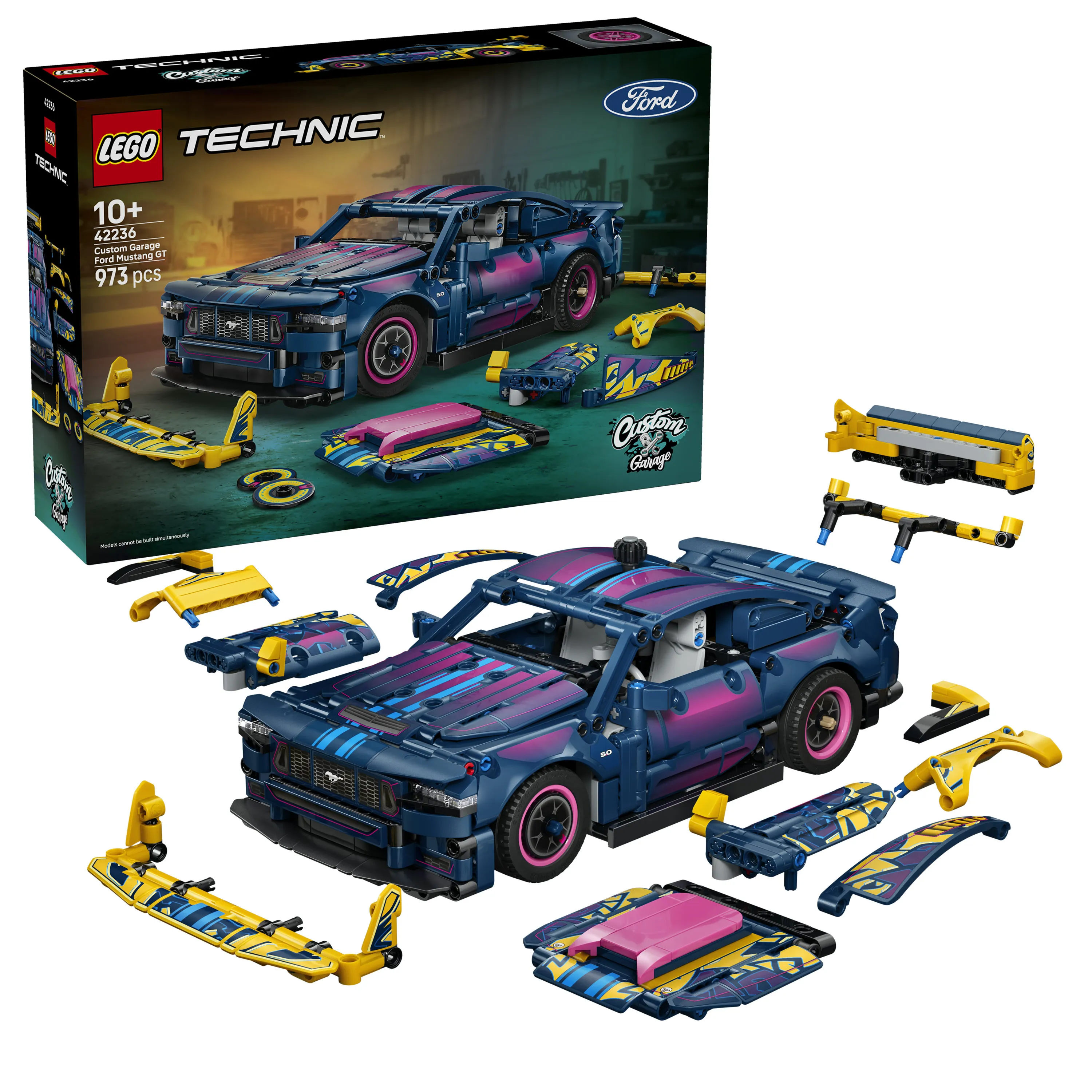 LEGO Technic Custom-autotalli Ford Mustang GT 42236