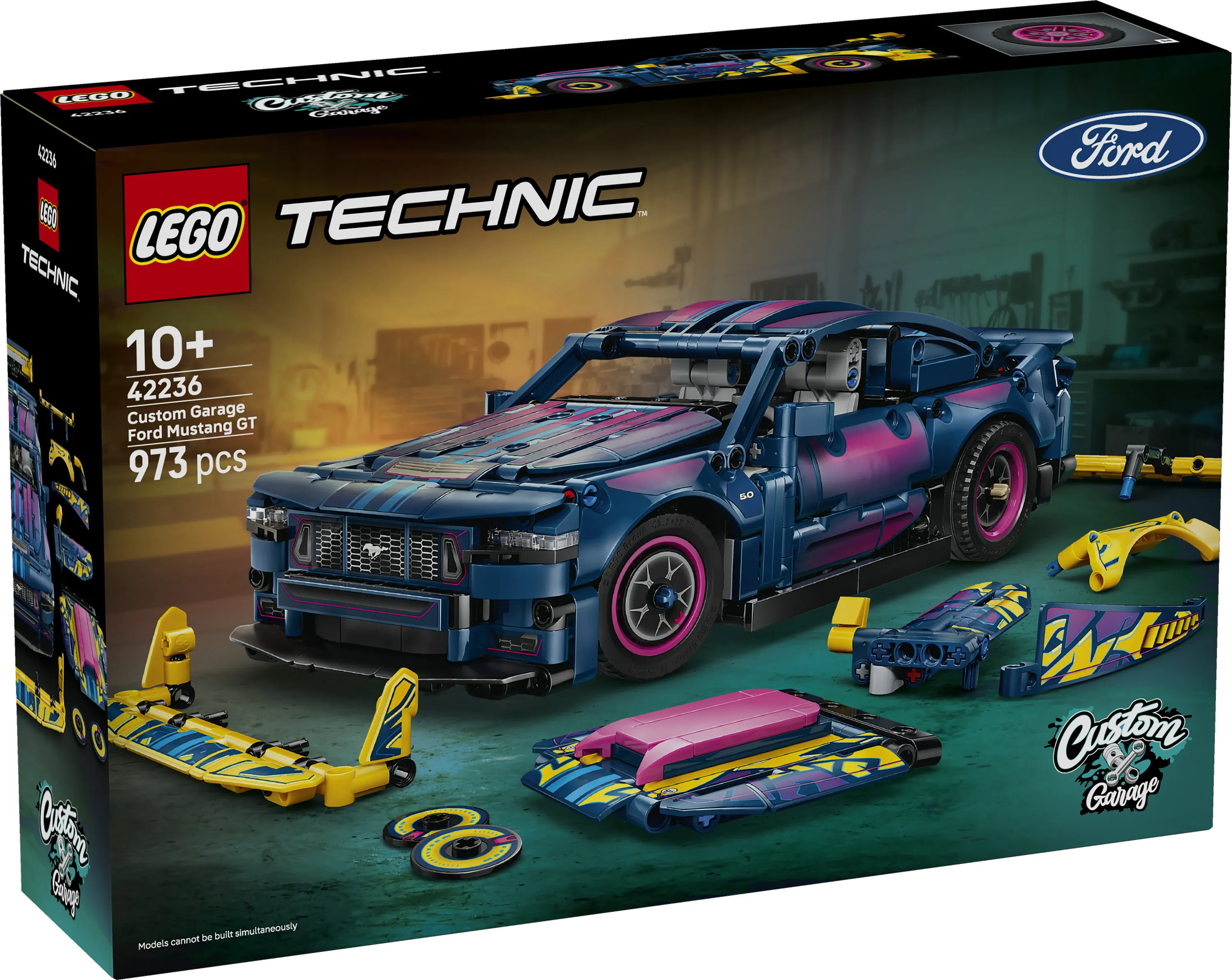 LEGO Technic Custom-autotalli Ford Mustang GT 42236