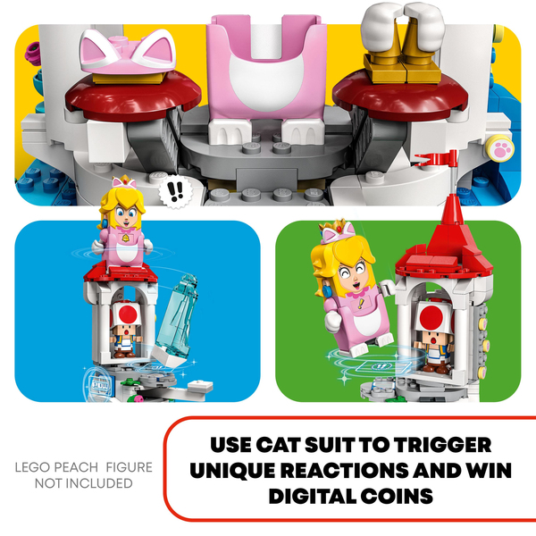 Lego Super Mario Cat Peach Suit and Frozen Tower Expansion Set 71407