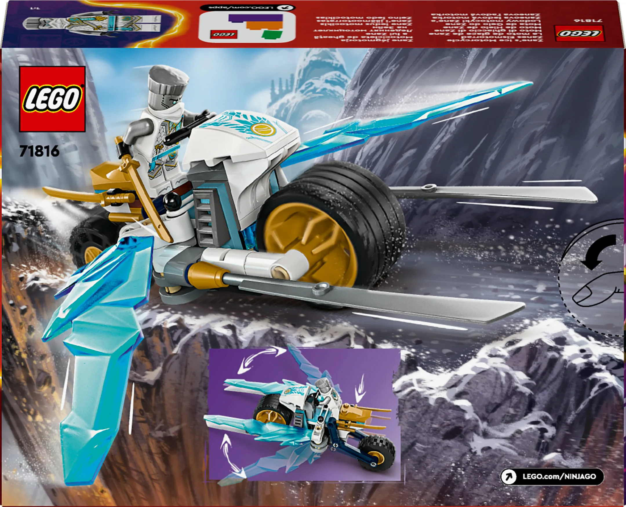 LEGO NINJAGO Zane's Ice Motorcycle 71816