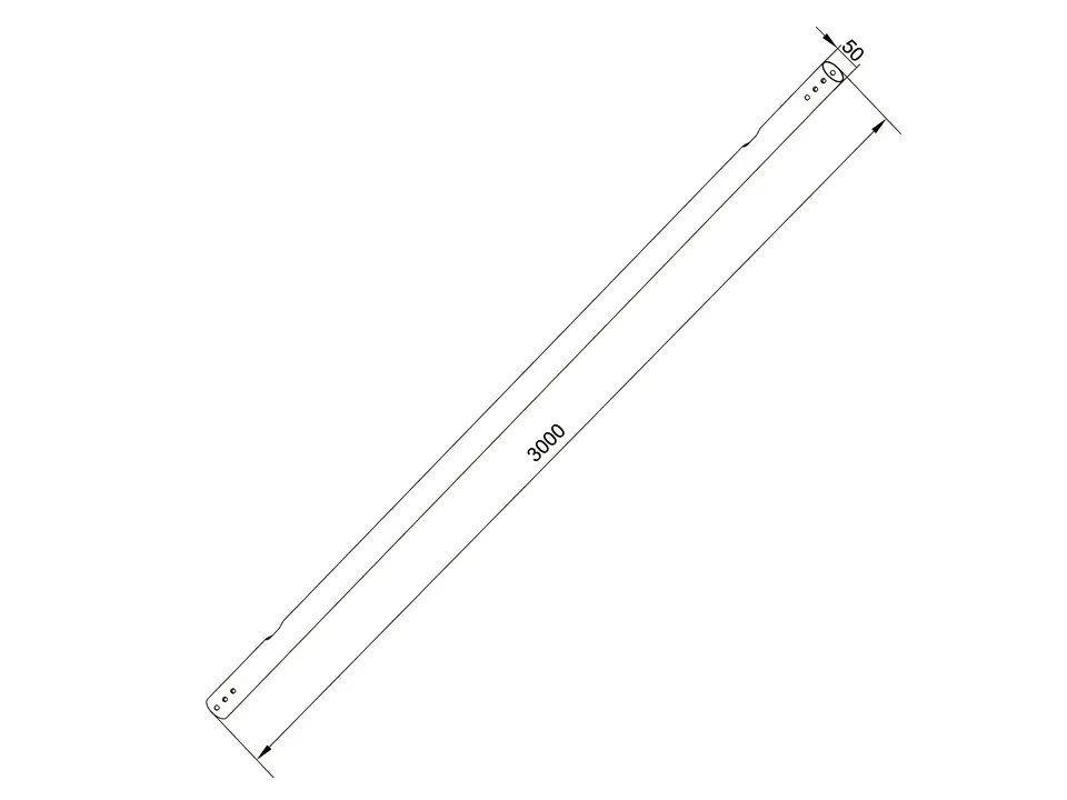 M Pro Series - Extension Pipe 3m Black