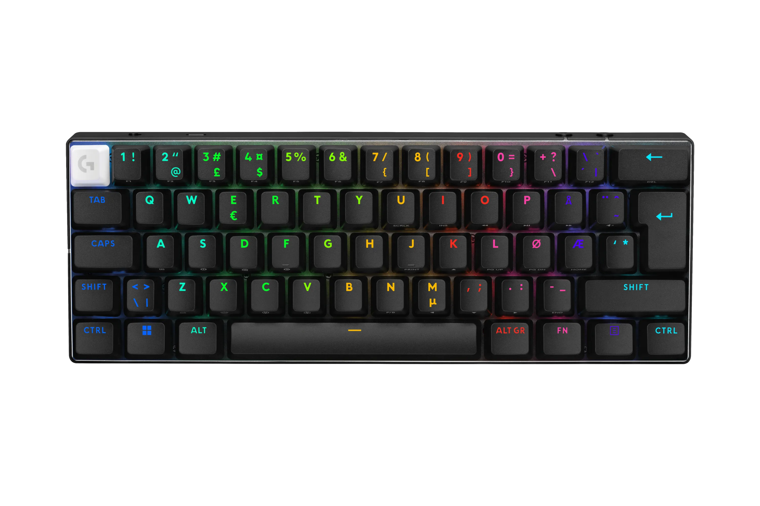 Logitech Pro X 60 LIGHTSPEED Tactile - tr&aring;dl&ouml;s gaming tangentbord, svart