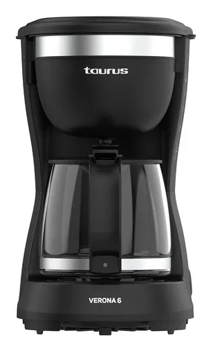 Taurus Verona Inox - coffee maker, black, 6 cups