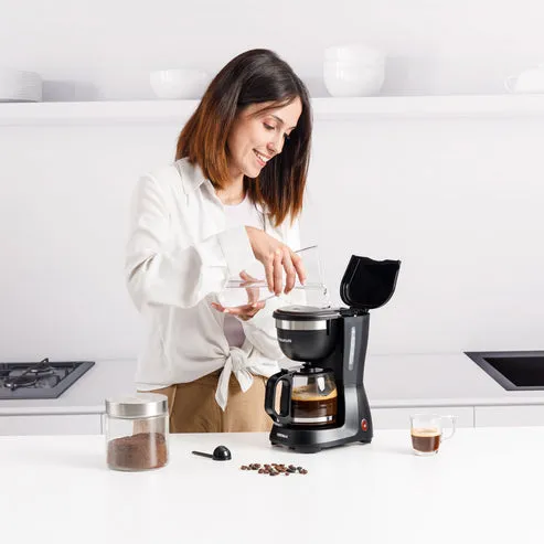 Taurus Verona Inox - coffee maker, black, 6 cups