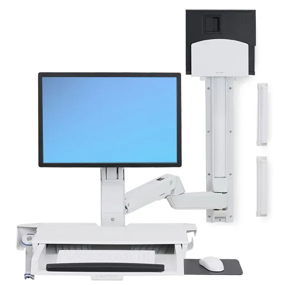 ERGOTRON extender Assembly arm bright white texture extension to 23cm