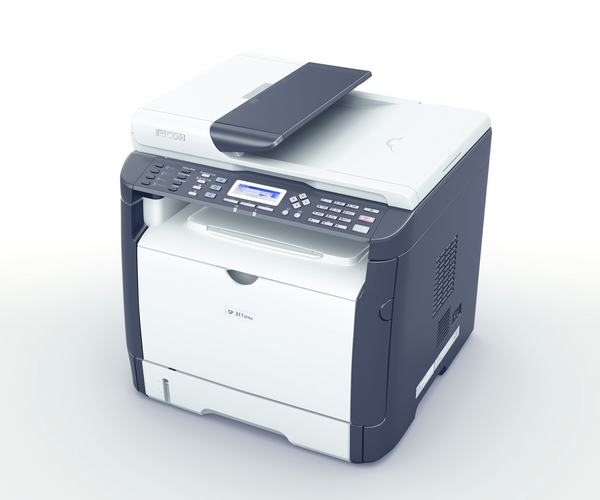 RICOH SP 377SFNWX BLACK AND WHITE MFP PRINTER BASED