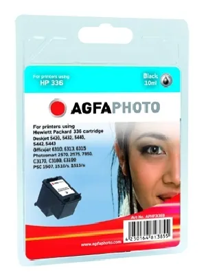 AGFAPHOTO APHP336B -mustekasetti, 10 ml, musta