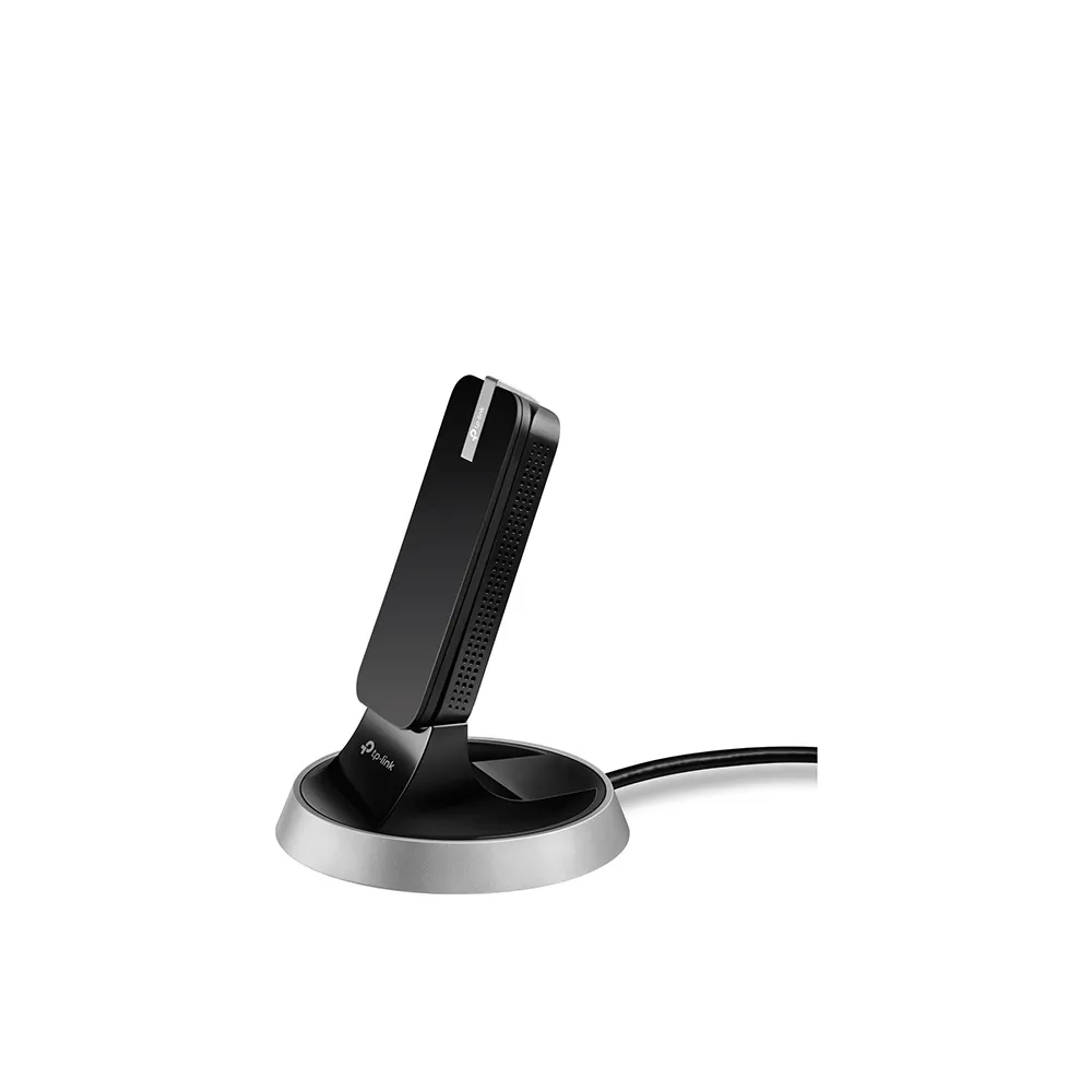 TP-LINK tr&aring;dl&ouml;st n&auml;tverkskort, USB 3.0, Dual Band, AC1900, WPS, svart