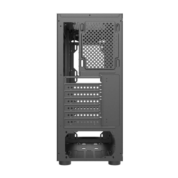 DARKFLASH Aquarius Acrylic Midi-Tower Case with window, Black