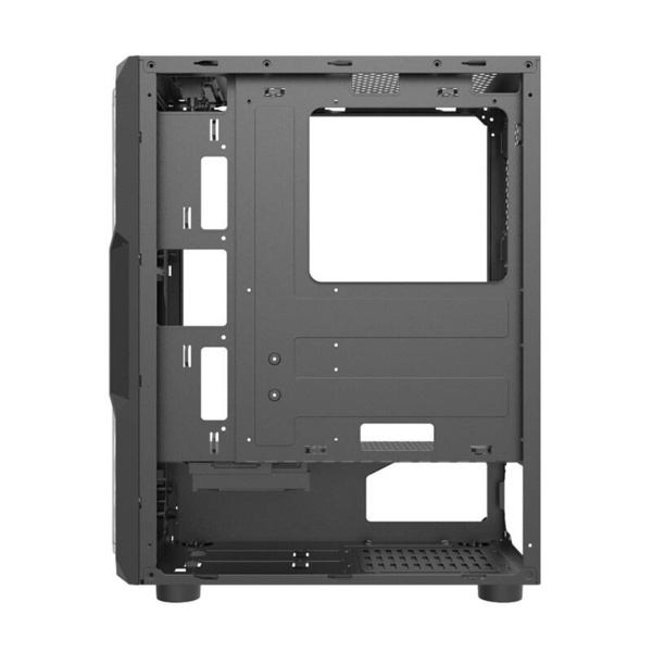 DARKFLASH Aquarius Acrylic Midi-Tower Case with window, Black