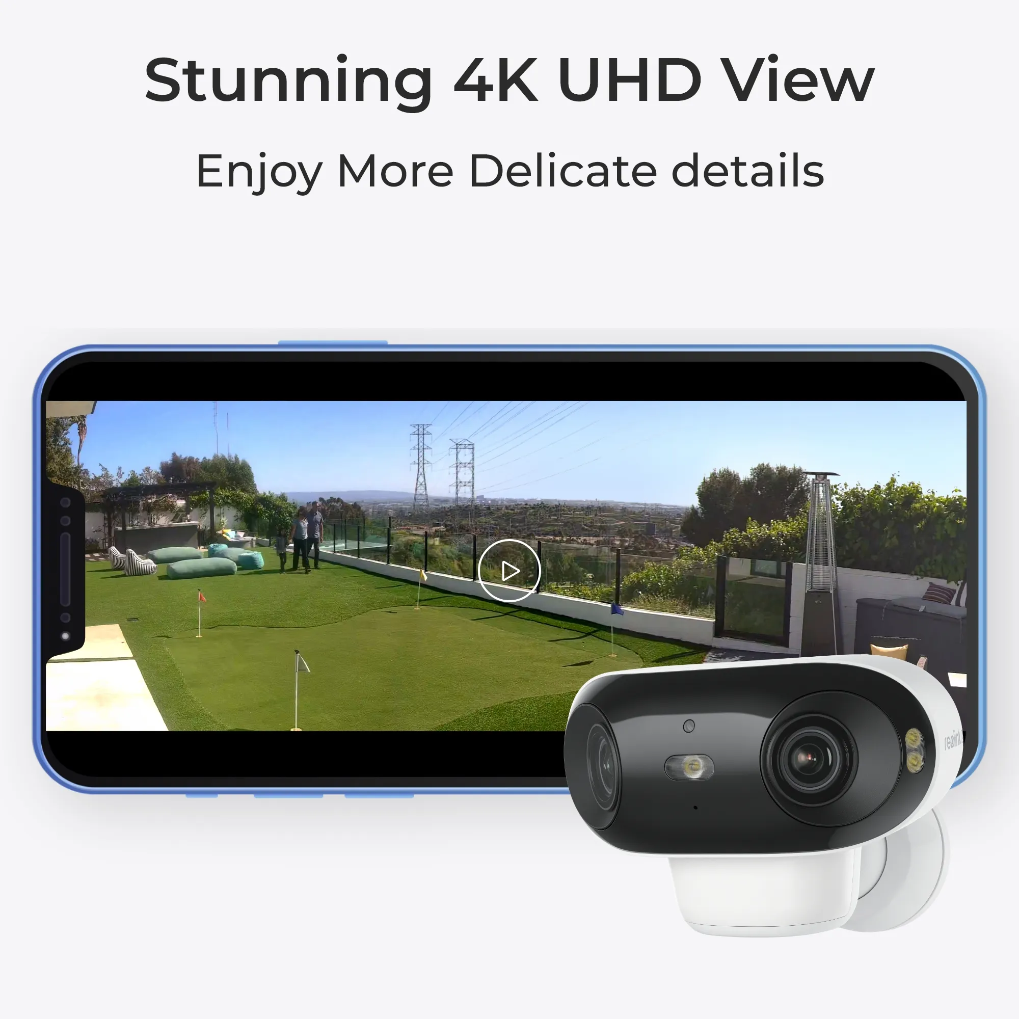 Reolink Argus 4 Pro 4K | 8MP | Battery | Wi-Fi 6 | Dual-Lens | ColorX