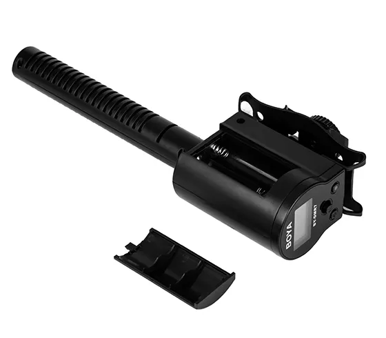 Boya BY-DMR7 Condenser Microphone with Integrated Flash Recorder, Black