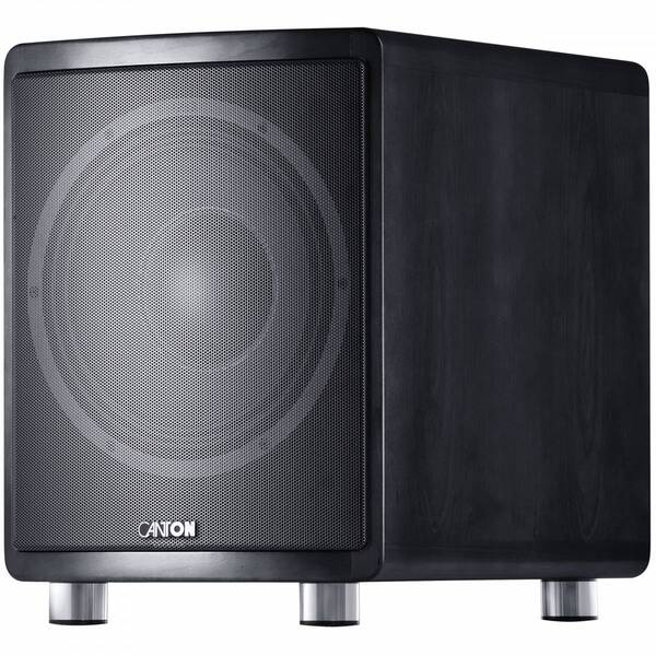 Canton Sub 650 - active subwoofer system, black ash veneer