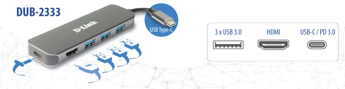 5-in-1 USB-C Hub with