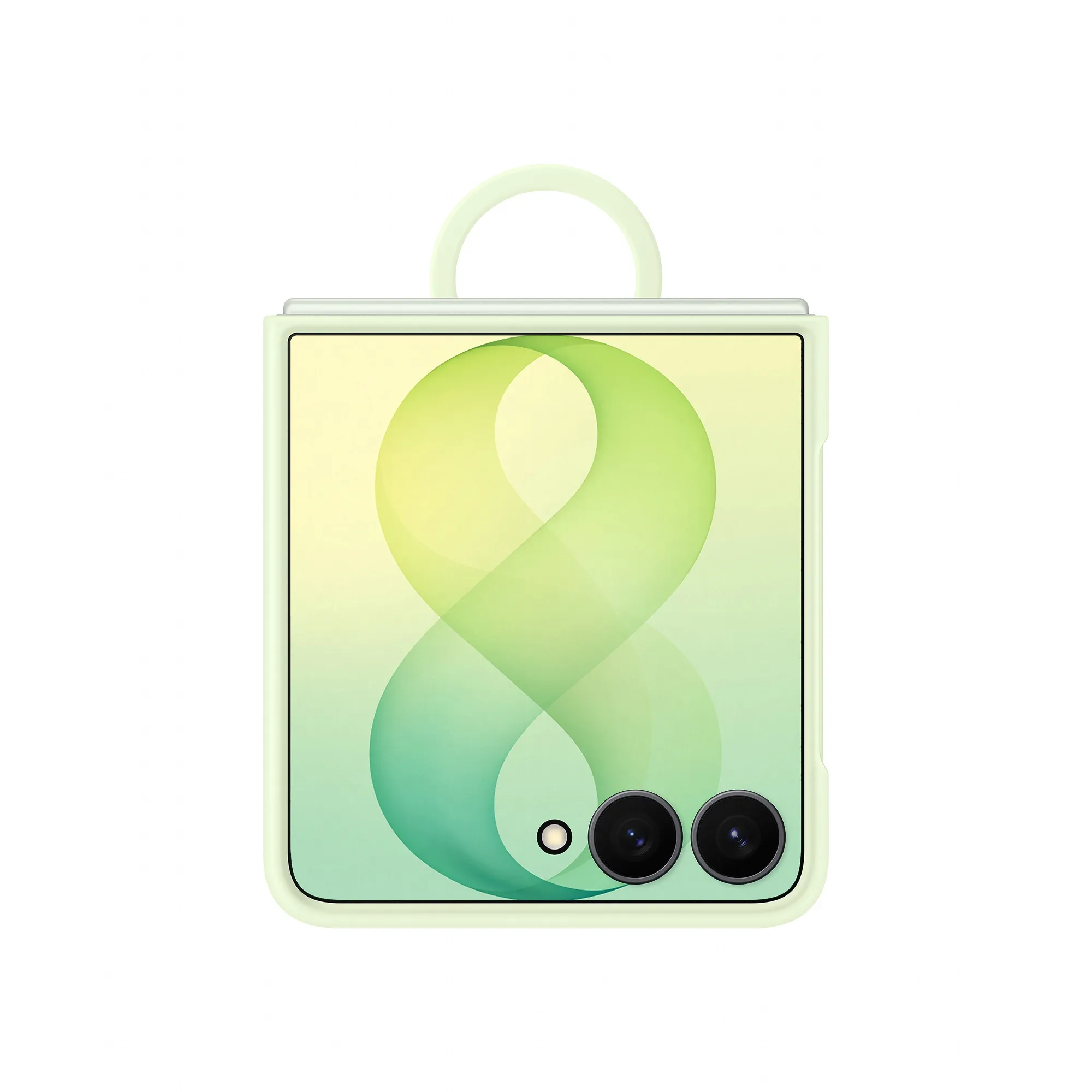 Samsung Galaxy Z Flip8 Silicone Ring Magnet Case, Mint