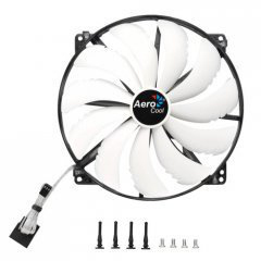 Aerocool Silent Master - White LED - 200mm