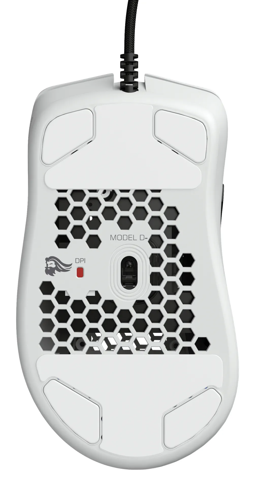 Glorious Model D Minus Wired Gaming Mouse, White