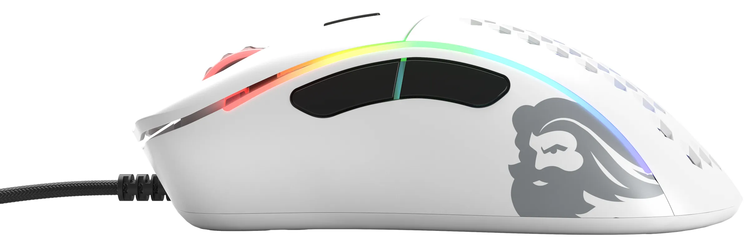 Glorious Model D Minus Wired Gaming Mouse, White