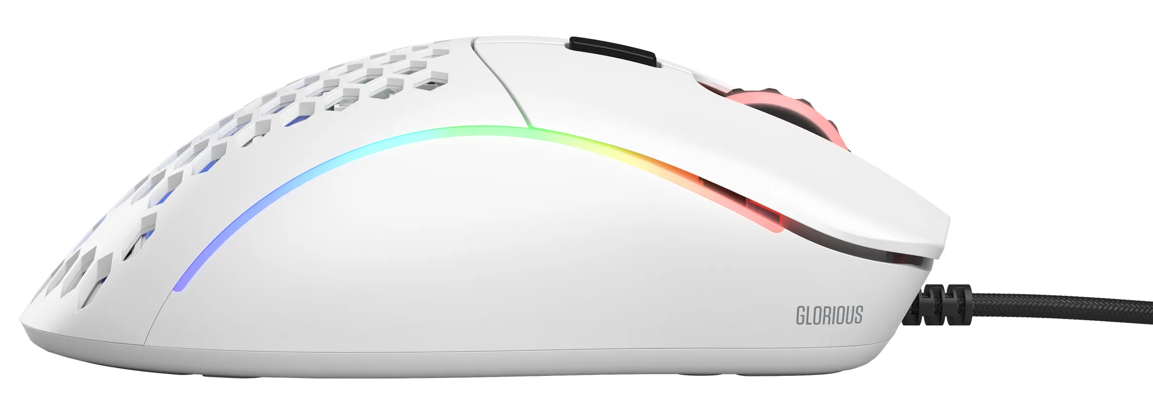 Glorious Model D Minus Wired Gaming Mouse, White