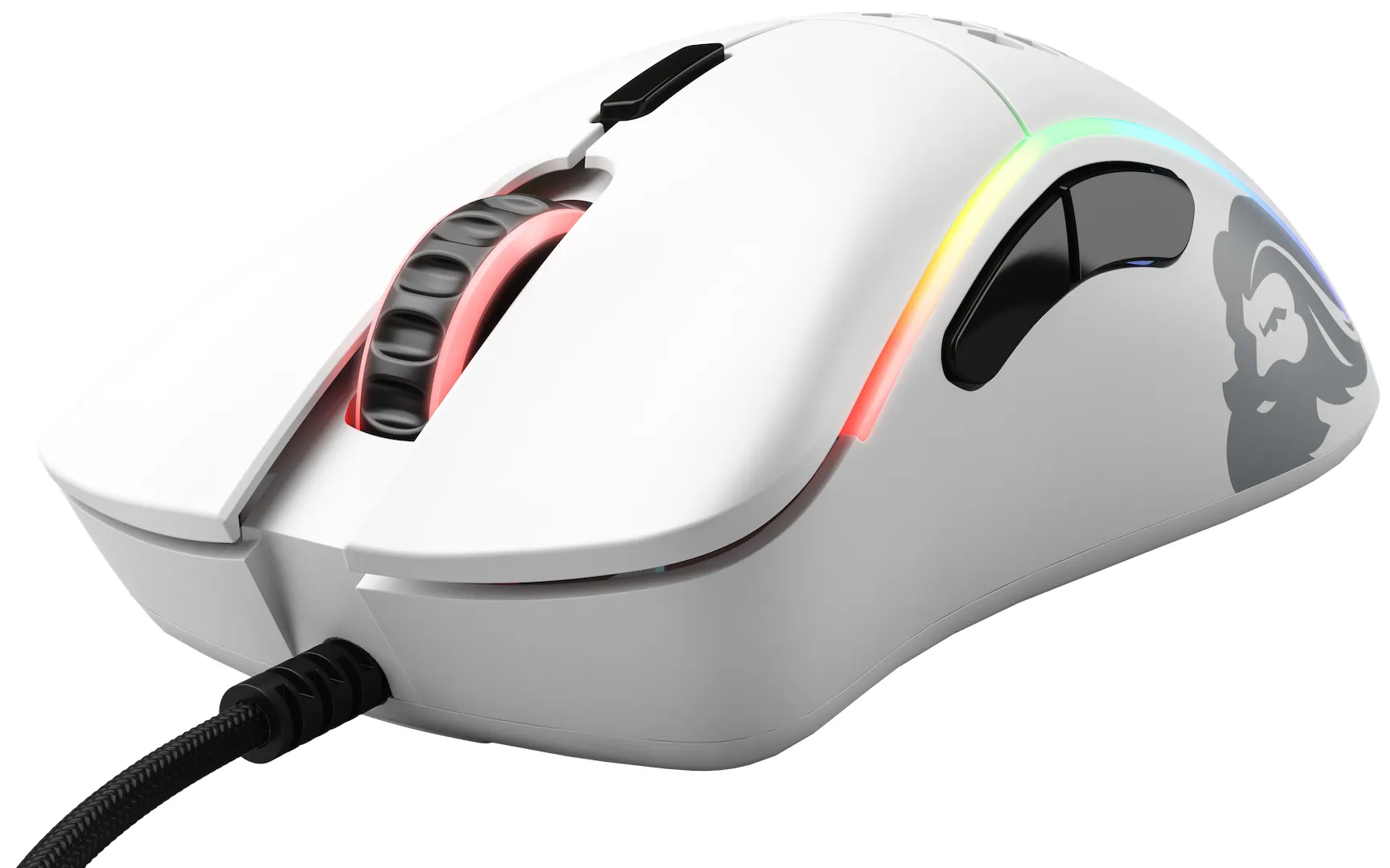 Glorious Model D Minus Wired Gaming Mouse, White