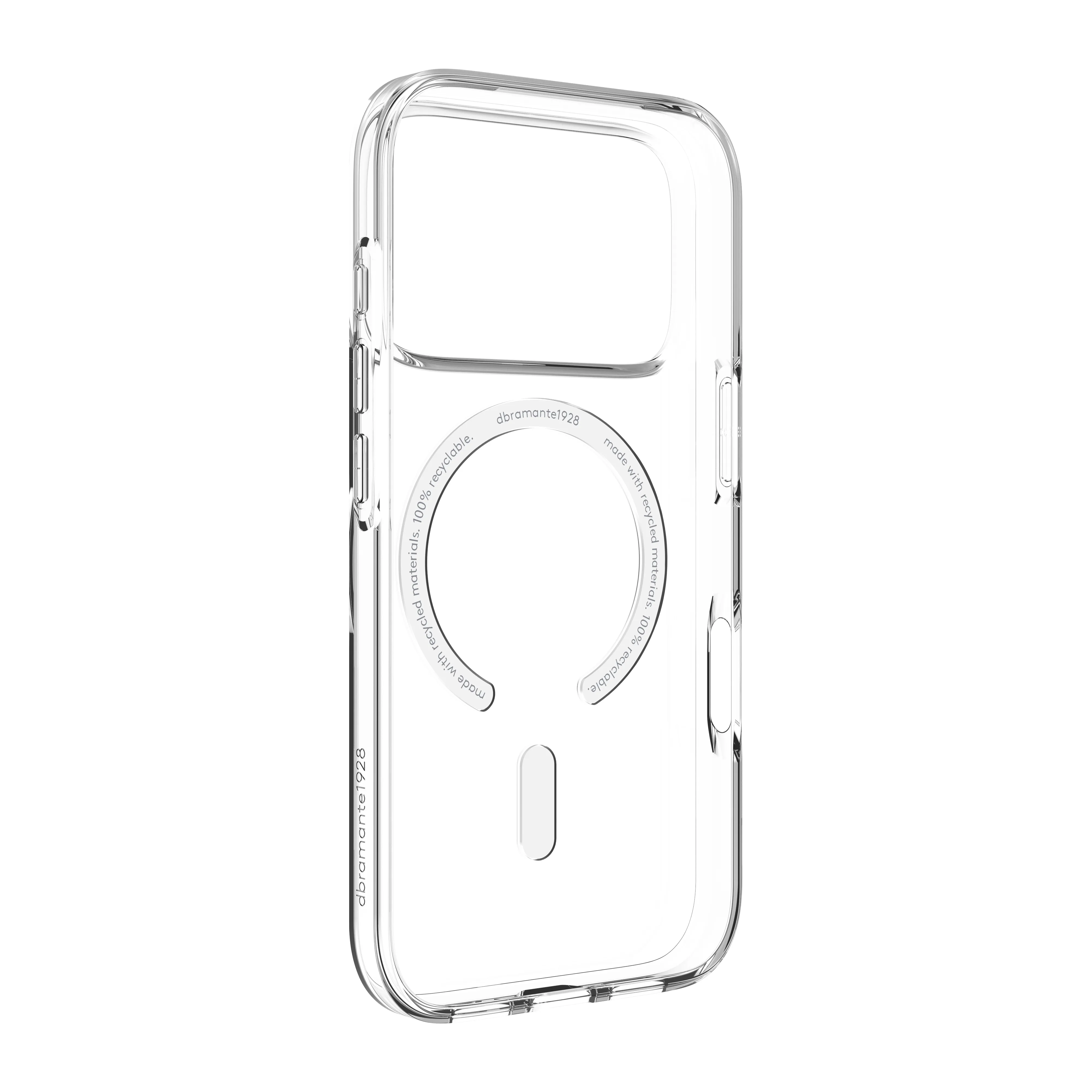 dbramante1928 Greenland Pro MagSafe Case for iPhone 17 Pro, Clear