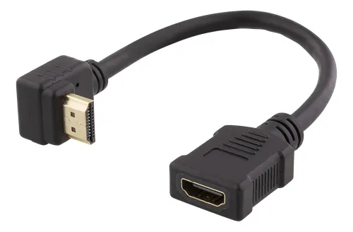 Deltaco  HDMI &ndash; HDMI 1.4 - cable, 0.2 m, Black