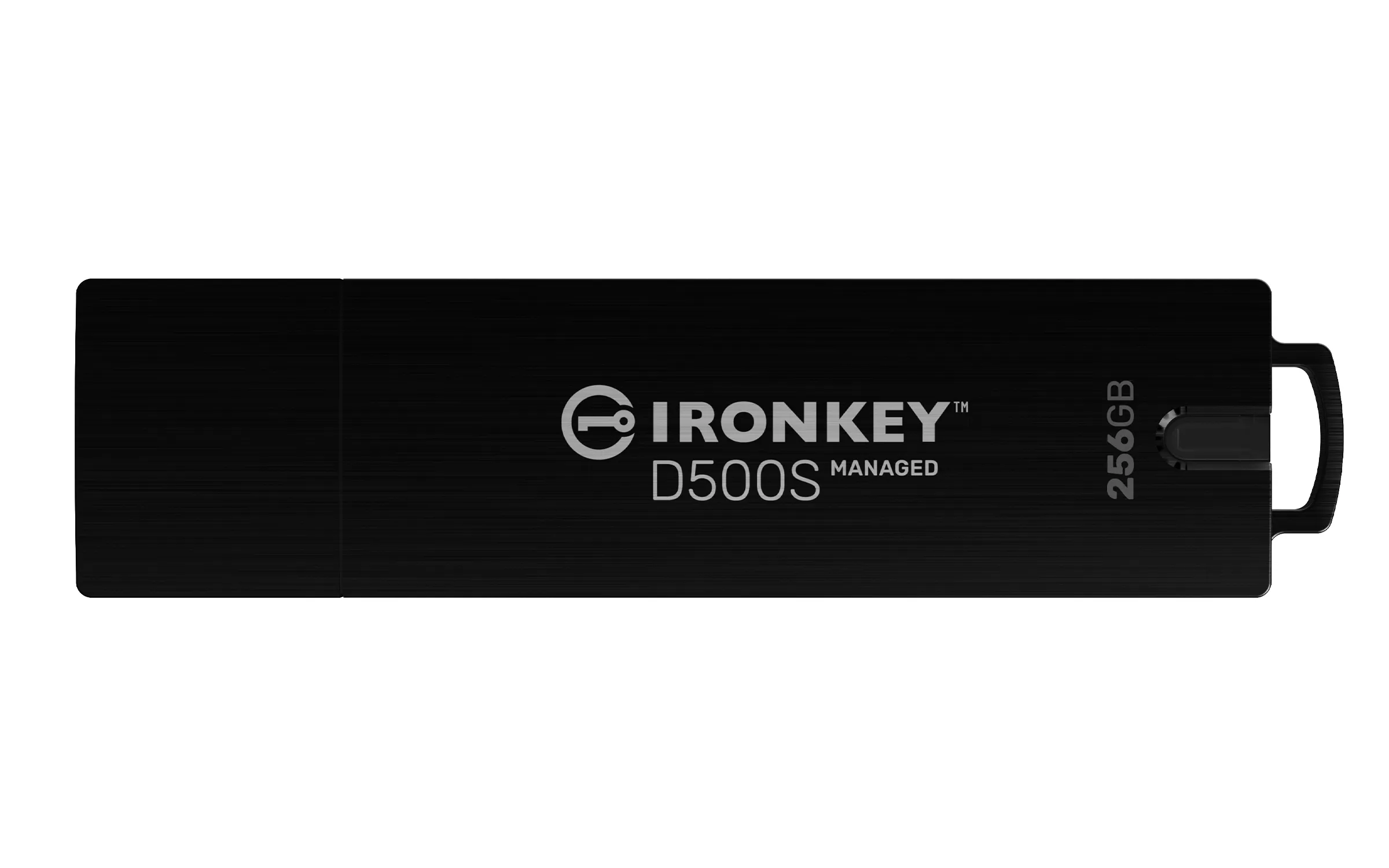 Kingston IronKey Managed D500SM AES-256 256 GB USB 3.2 Gen 1x1 - minne, Svart