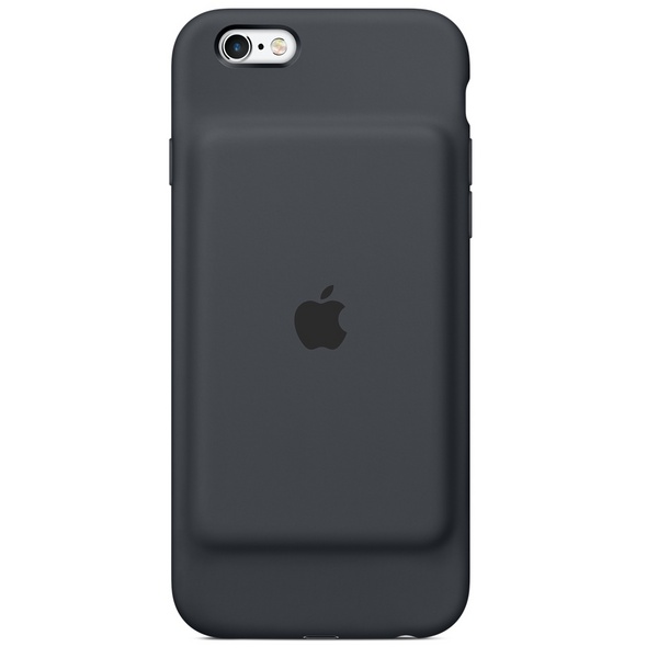 iPhone 6/6s Smart Battery Case - hiilenharmaa