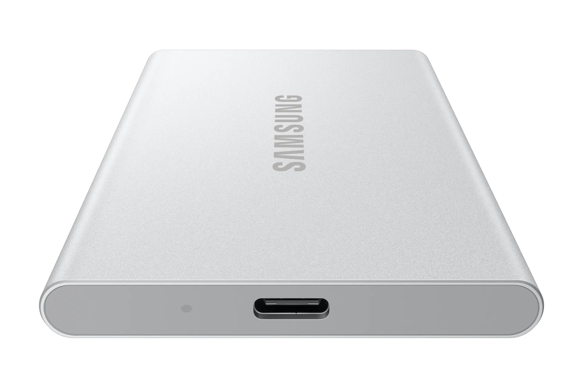Samsung 1TB External SSD with USB 3.2 Gen 2 (USB-C), Portable, Shock Resistant, Hardware Encryption, Password Protection, Silver