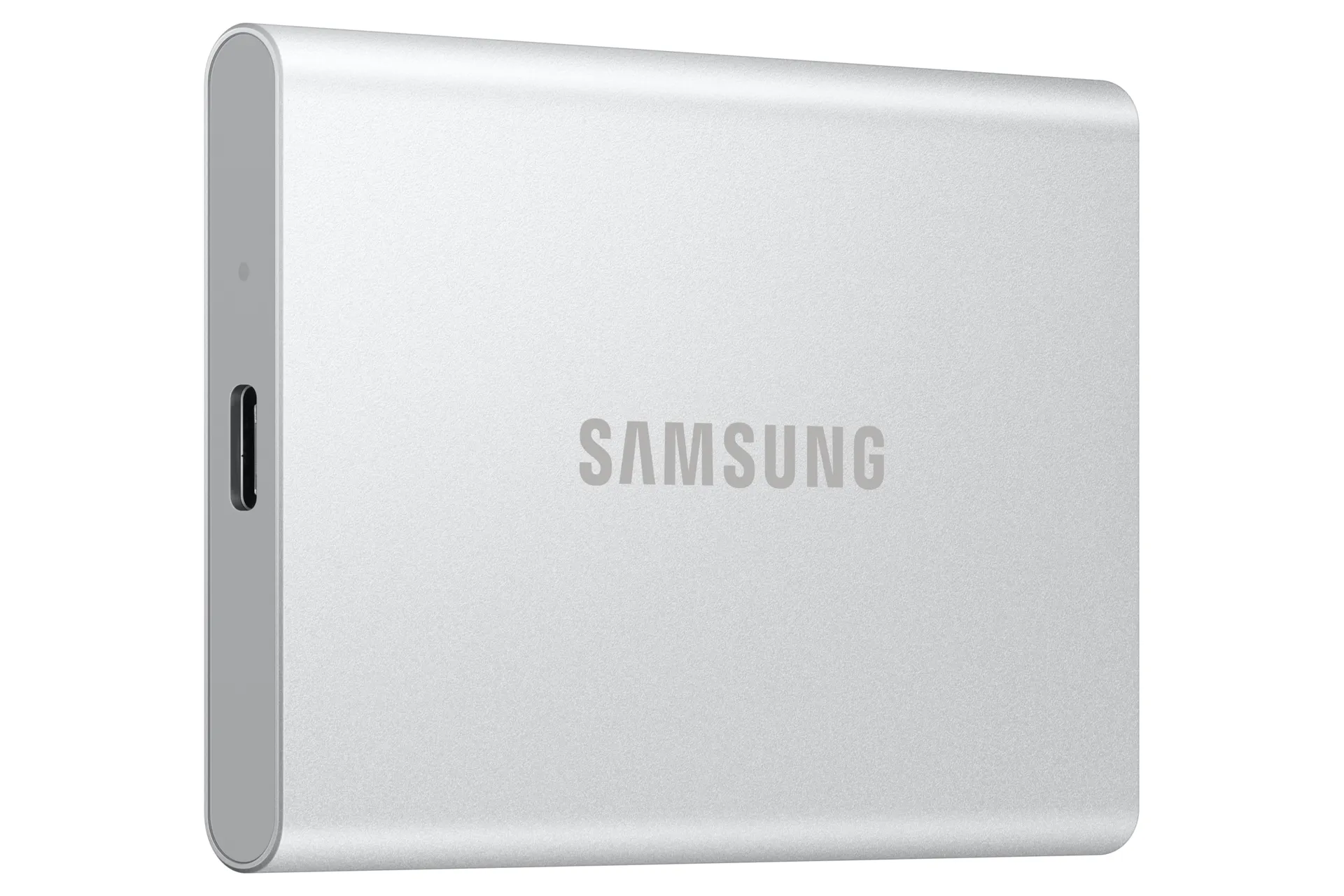 Samsung 1TB External SSD with USB 3.2 Gen 2 (USB-C), Portable, Shock Resistant, Hardware Encryption, Password Protection, Silver