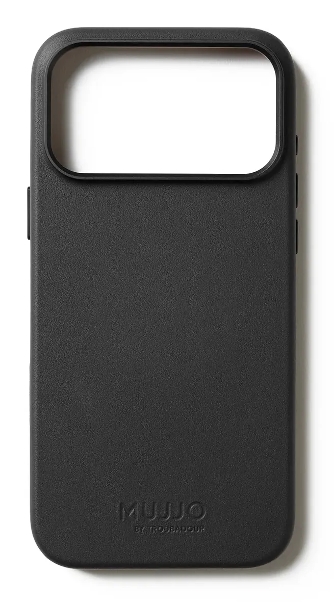 Mujjo Full Leather MagSafe Case for iPhone 17 Pro Max, Black