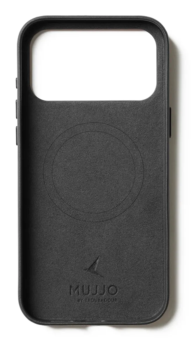 Mujjo Full Leather MagSafe Case for iPhone 17 Pro Max, Black