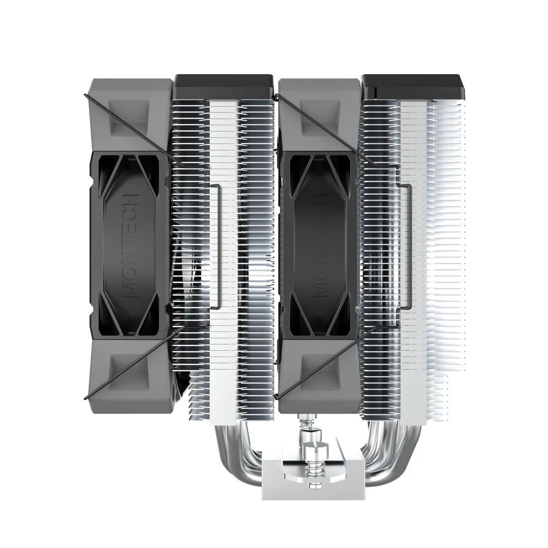 Montech NX600, 2x120 mm CPU Cooler, Black